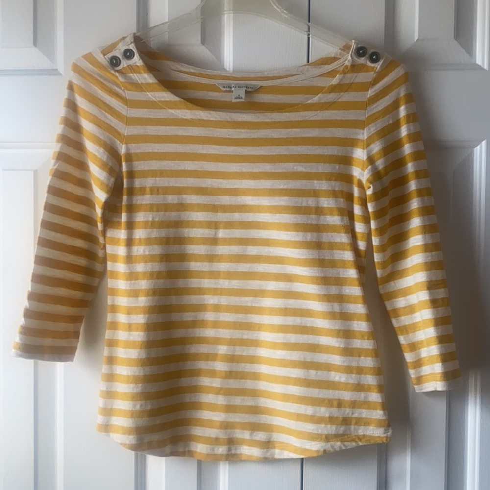 Banana republic quarter sleeve shirt